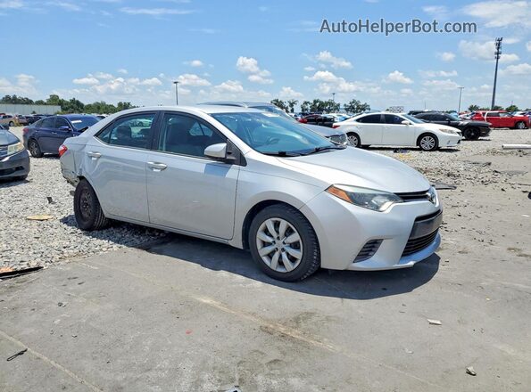 2T1BURHE3GC721026 2016 TOYOTA COROLLA Silver Delantero derecho