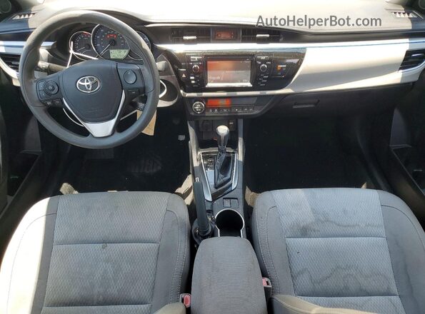 2T1BURHE3GC721026 2016 TOYOTA COROLLA Silver Vista del salpicadero