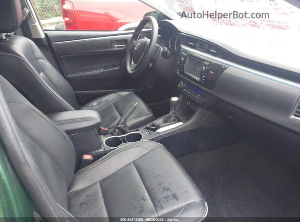2T1BURHE3GC723567 2016 TOYOTA COROLLA Green წინა სალონის ხედი