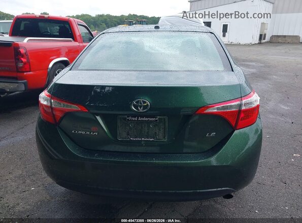 2T1BURHE3GC723567 2016 TOYOTA COROLLA Green 