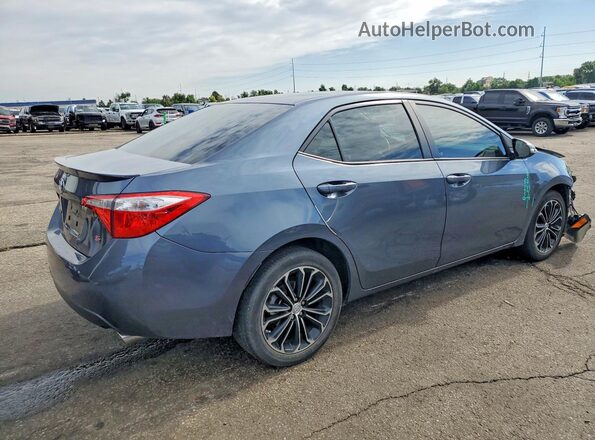 2T1BURHE3GC724685 2016 TOYOTA COROLLA Серый Задняя правая четверть