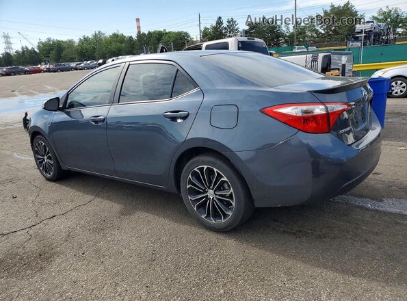 2T1BURHE3GC724685 2016 TOYOTA COROLLA Серый Задняя левая четверть