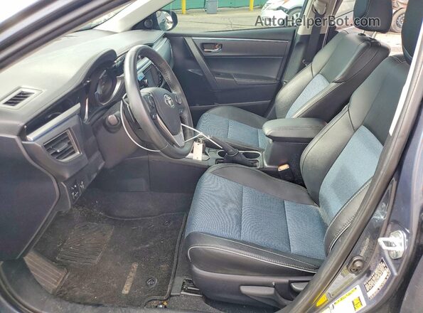 2T1BURHE3GC724685 2016 TOYOTA COROLLA Серый Вид салона спереди