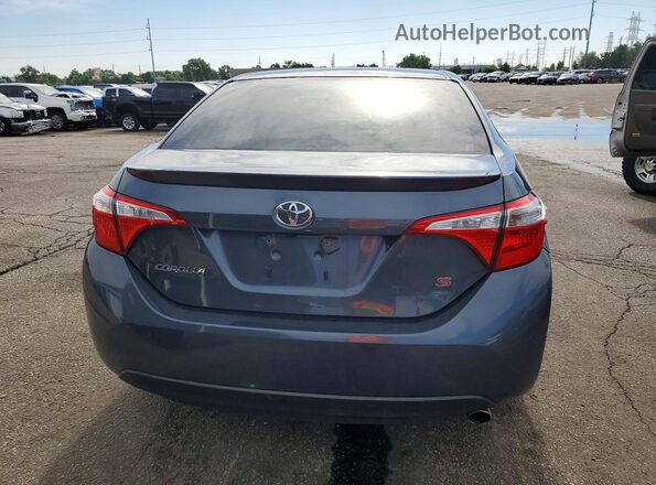 2T1BURHE3GC724685 2016 TOYOTA COROLLA Серый Вид сзади