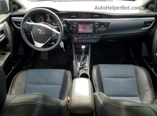2T1BURHE3GC724685 2016 TOYOTA COROLLA Серый Вид панели приборов