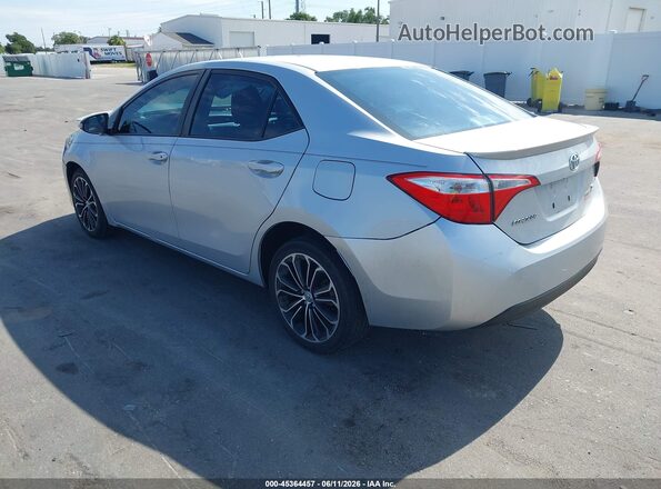 2T1BURHE3GC743396 2016 TOYOTA COROLLA Silver Rear left