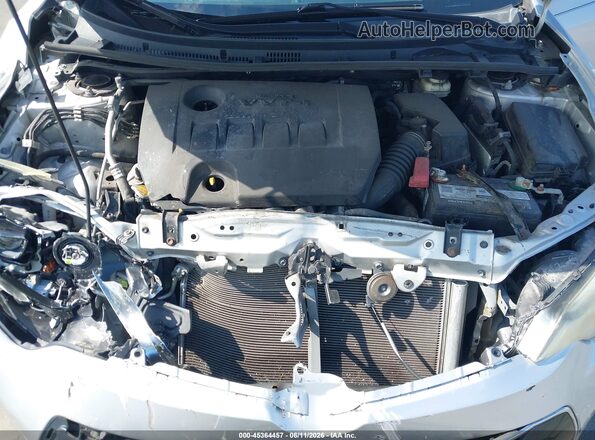 2T1BURHE3GC743396 2016 TOYOTA COROLLA Silver Rear view