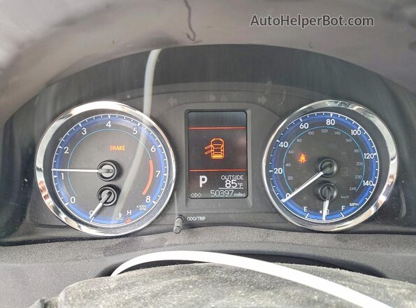 2T1BURHE3HC769966 2017 TOYOTA COROLLA Silver Вид щитка приладів