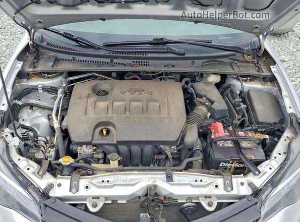 2T1BURHE3HC769966 2017 TOYOTA COROLLA Silver Вид задньої частини салону
