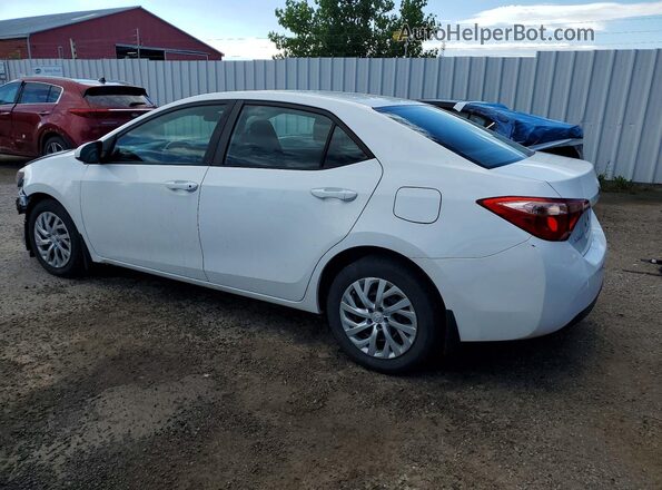 2T1BURHE3HC812458 2017 TOYOTA COROLLA White Rear left