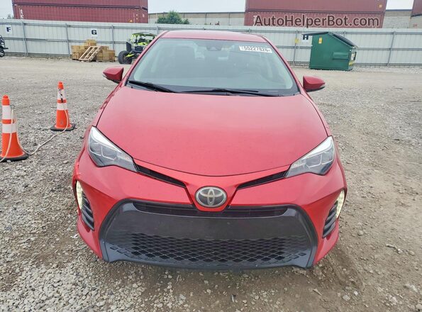 2T1BURHE3HC839112 2017 TOYOTA COROLLA Red 
