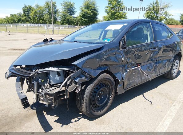 2T1BURHE3JC028786 2018 TOYOTA COROLLA Gray Առջևի ձախ երեք քառորդ տեսարան