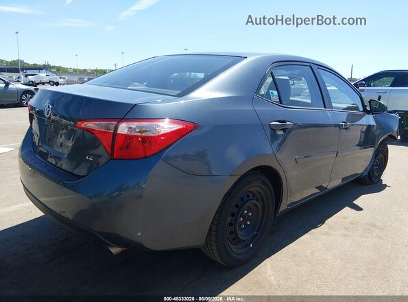 2T1BURHE3JC028786 2018 TOYOTA COROLLA Gray Հետևի աջ