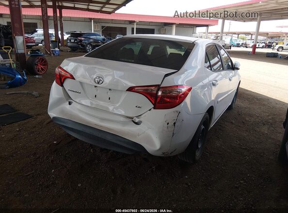 2T1BURHE3JC034068 2018 TOYOTA COROLLA White Հետևի աջ