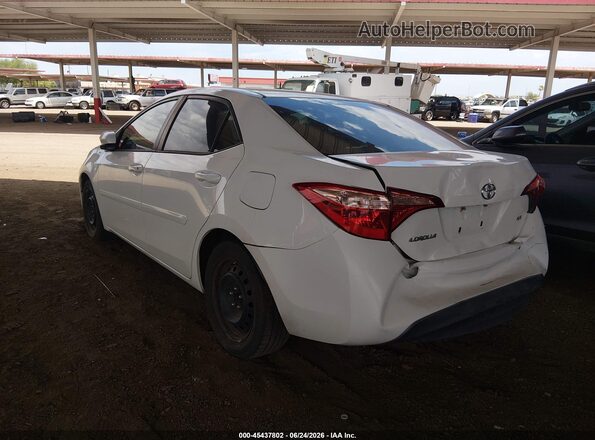 2T1BURHE3JC034068 2018 TOYOTA COROLLA White Հետևի ձախ
