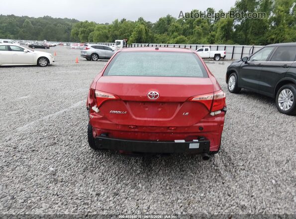 2T1BURHE3JC041568 2018 TOYOTA COROLLA Red წინა ხედი