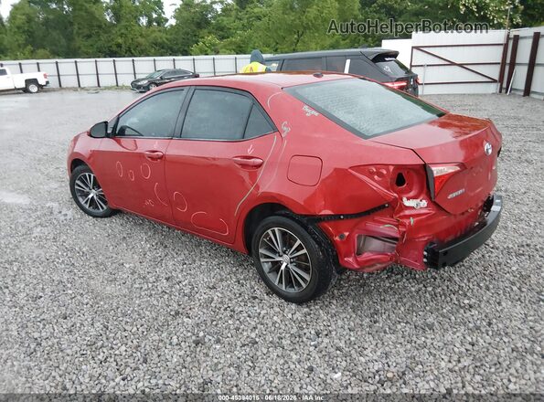 2T1BURHE3JC041568 2018 TOYOTA COROLLA Red უკანა მარცხენა
