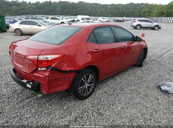 2T1BURHE3JC041568 2018 TOYOTA COROLLA Red უკანა მარჯვენა