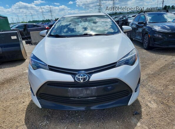 2T1BURHE3JC041814 2018 TOYOTA COROLLA Silver წინა ხედი