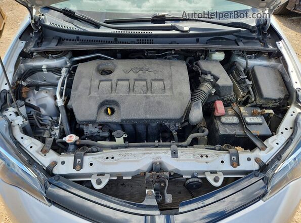2T1BURHE3JC041814 2018 TOYOTA COROLLA Silver უკანა სალონის ხედი