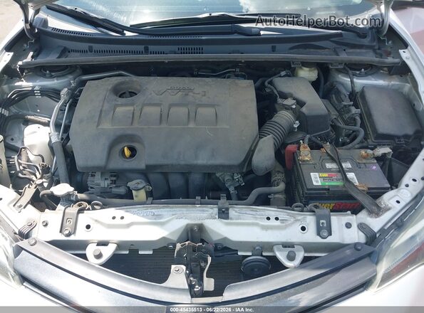 2T1BURHE3JC047922 2018 TOYOTA COROLLA Silver Vista trasera