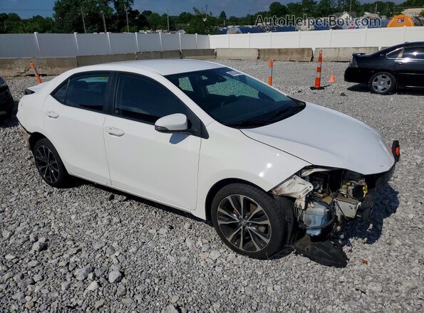 2T1BURHE3JC983376 2018 TOYOTA COROLLA White Przód prawy