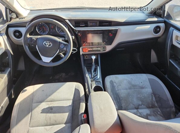 2T1BURHE3KC135371 2019 TOYOTA COROLLA Silver წინა პანელის ხედი