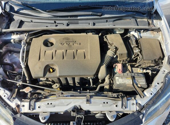 2T1BURHE3KC135371 2019 TOYOTA COROLLA Silver უკანა სალონის ხედი
