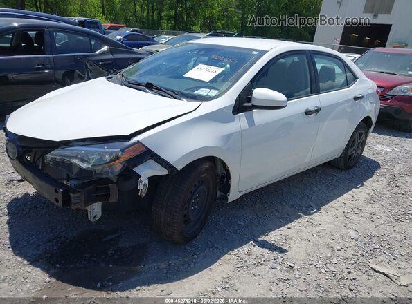2T1BURHE3KC150002 2019 TOYOTA COROLLA White Przód lewy