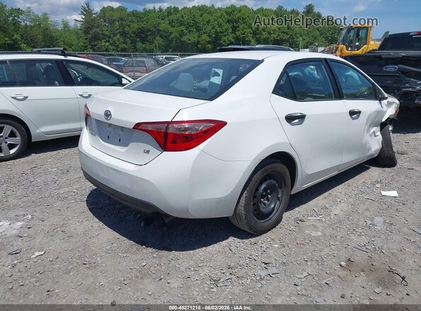 2T1BURHE3KC150002 2019 TOYOTA COROLLA White Tył prawy