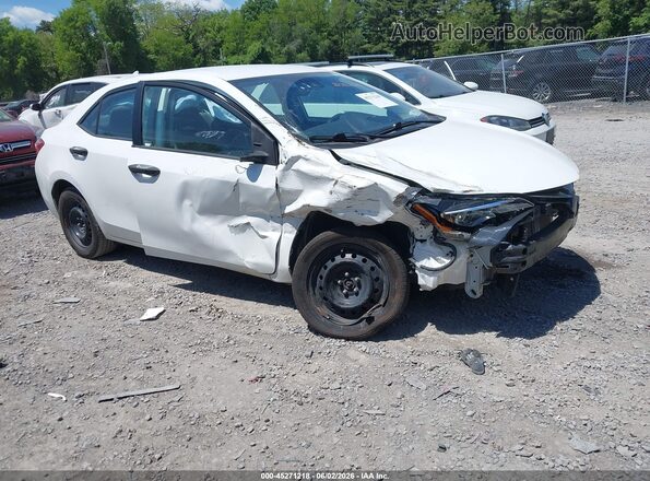 2T1BURHE3KC150002 2019 TOYOTA COROLLA White Widok wnętrza z tyłu