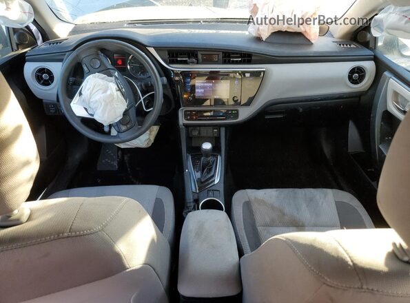 2T1BURHE3KC159749 2019 TOYOTA COROLLA Silver Առջևի վահանակի տեսք