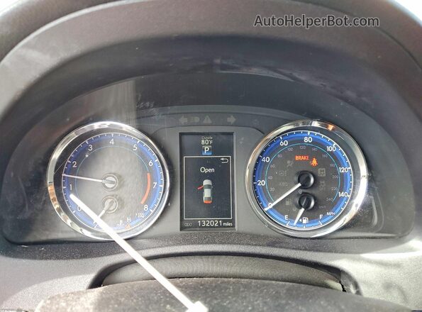 2T1BURHE3KC167480 2019 TOYOTA COROLLA White Widok zestawu wskaźników