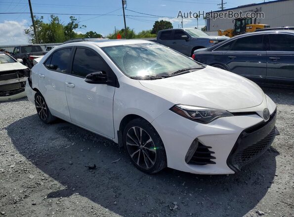 2T1BURHE3KC167480 2019 TOYOTA COROLLA White Przód prawy