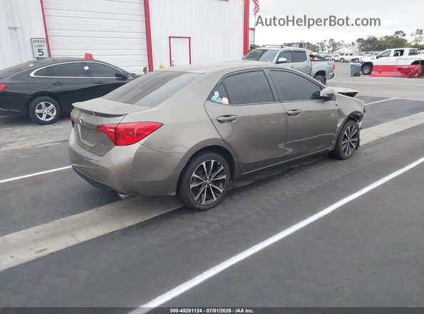 2T1BURHE3KC170024 2019 TOYOTA COROLLA Gray Rear right