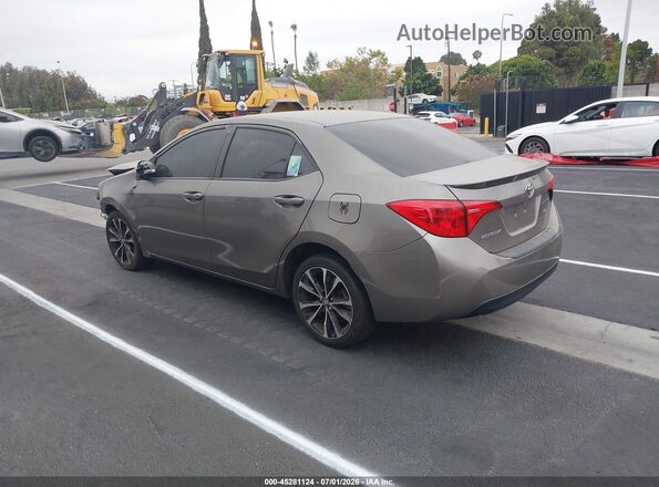 2T1BURHE3KC170024 2019 TOYOTA COROLLA Gray Rear left
