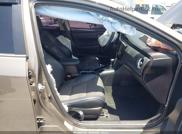 2T1BURHE3KC170024 2019 TOYOTA COROLLA Gray Front interior view