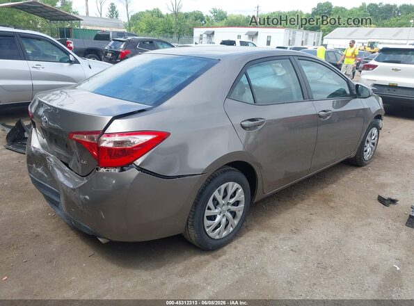 2T1BURHE3KC173358 2019 TOYOTA COROLLA Gray Trasero derecho