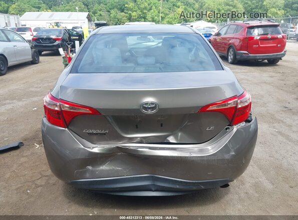 2T1BURHE3KC173358 2019 TOYOTA COROLLA Gray 