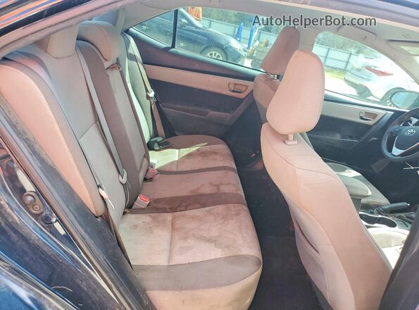 2T1BURHE3KC207749 2019 TOYOTA COROLLA Синий Вид задних сидений