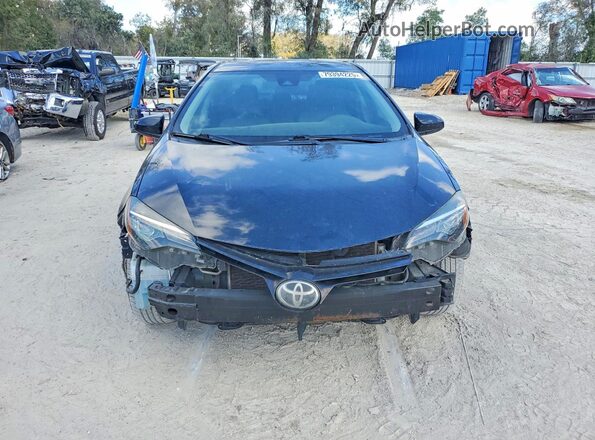 2T1BURHE3KC207749 2019 TOYOTA COROLLA Синий Вид спереди