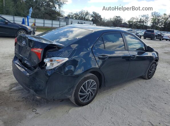 2T1BURHE3KC207749 2019 TOYOTA COROLLA Синий Задняя правая четверть