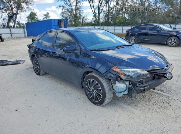 2T1BURHE3KC207749 2019 TOYOTA COROLLA Синий Передняя правая четверть