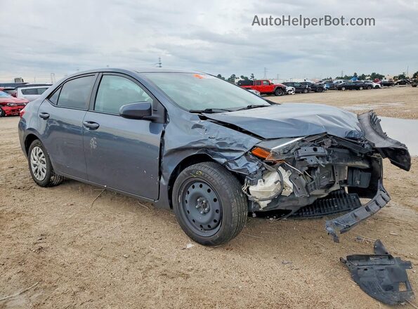 2T1BURHE3KC229055 2019 TOYOTA COROLLA Gray Przód prawy
