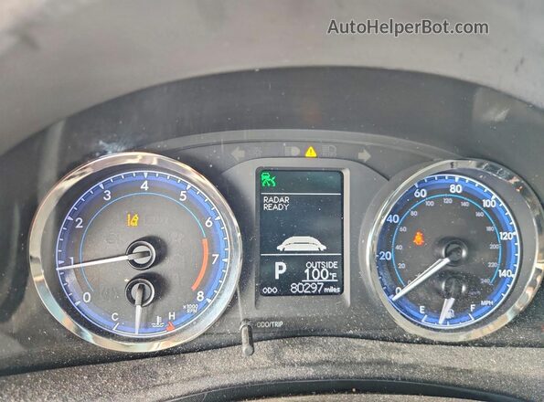 2T1BURHE3KC229993 2019 TOYOTA COROLLA Silver ხელსაწყოთა პანელის ხედი