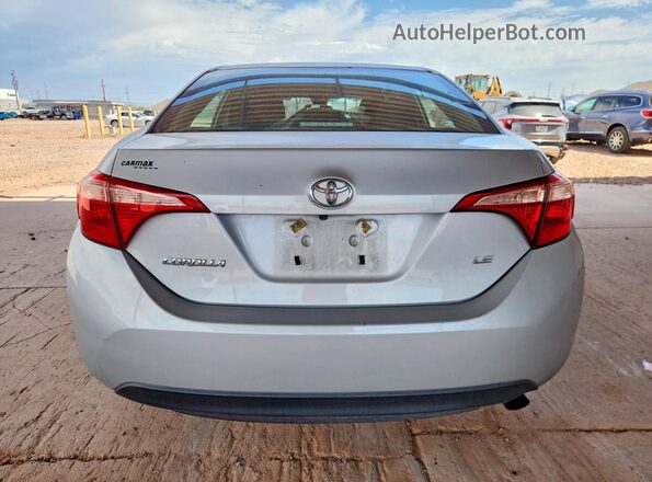 2T1BURHE3KC229993 2019 TOYOTA COROLLA Silver უკანა ხედი