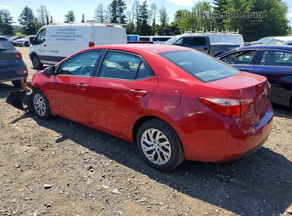 2T1BURHE3KC235504 2019 TOYOTA COROLLA Red Tył lewy