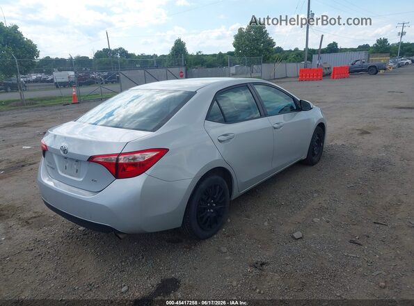 2T1BURHE3KC236877 2019 TOYOTA COROLLA Silver უკანა მარჯვენა