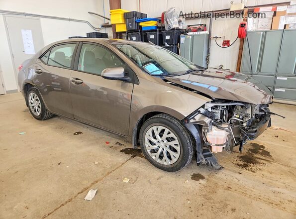 2T1BURHE3KC243859 2019 TOYOTA COROLLA Brown 