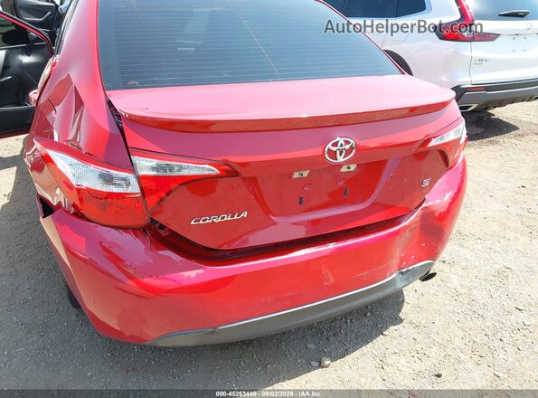 2T1BURHE4GC486135 2016 TOYOTA COROLLA Красный 